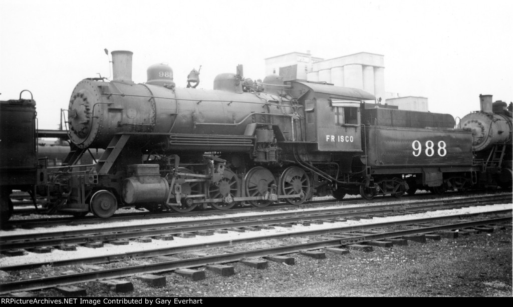 SLSF 2-8-0 #988 - St Louis-San Francisco